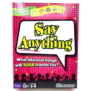SAY ANYTHING Party Game Ages 13 and Up NorthStar Games Opened Never Played